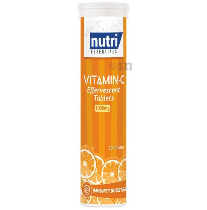 Nutri Essential Vitamin-C 1000mg Effervescent Tablet