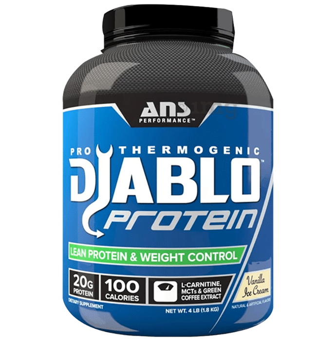 ANS Performance Vanilla Icecream Pro Thermogenic Diablo Protein