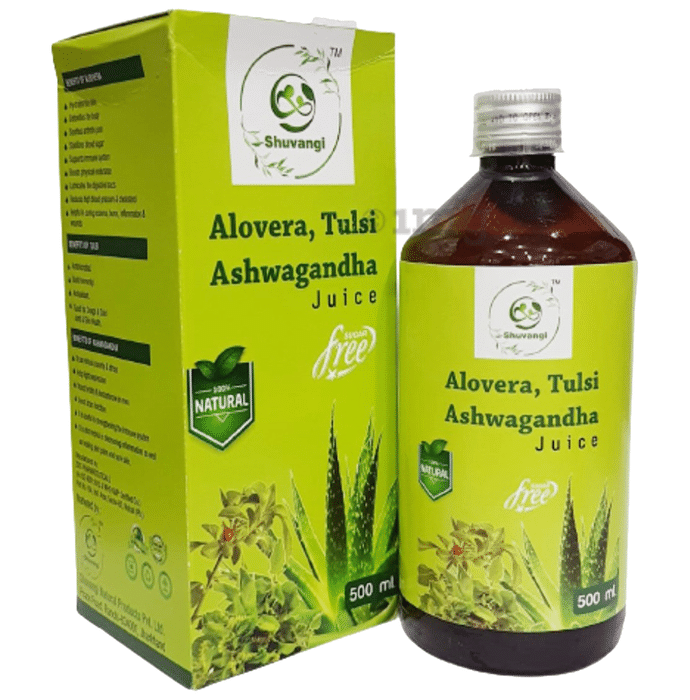Shuvangi Aloevera, Tulsi  Ashwagandha Juice