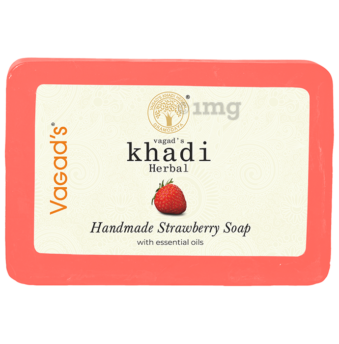 Vagad's Khadi Herbal Handmade Soap Strawberry Soap