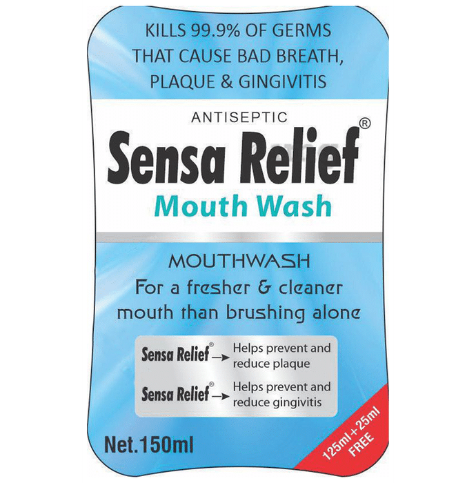 Sensa Relief Antiseptic Mouth Wash