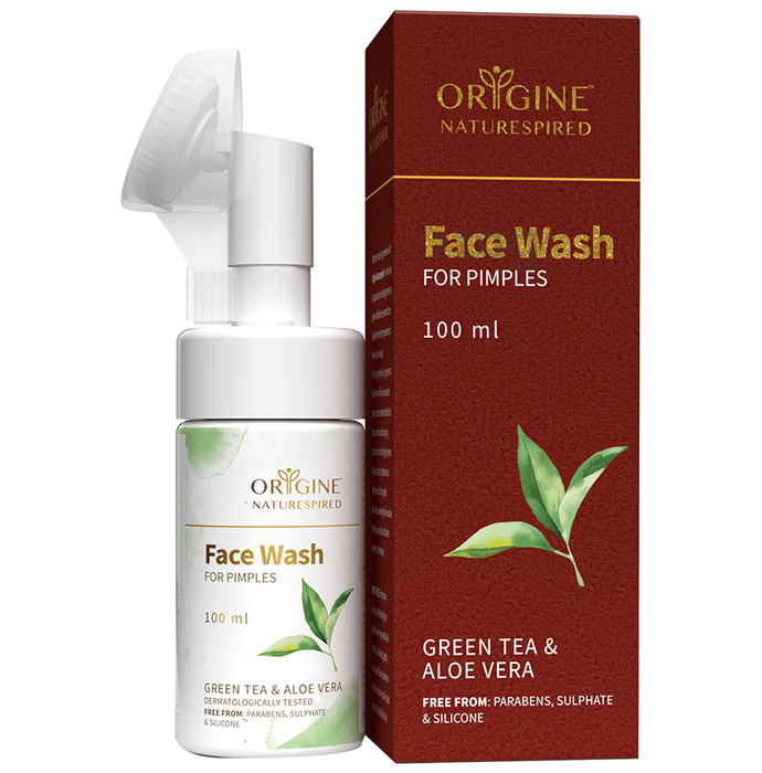 Origine Naturespired Face Wash Green Tea & Aloe Vera for Pimples