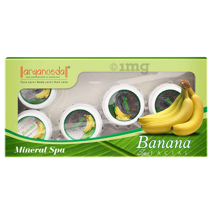 Aryanveda Banana Spa Facial Kit (210gm Each)