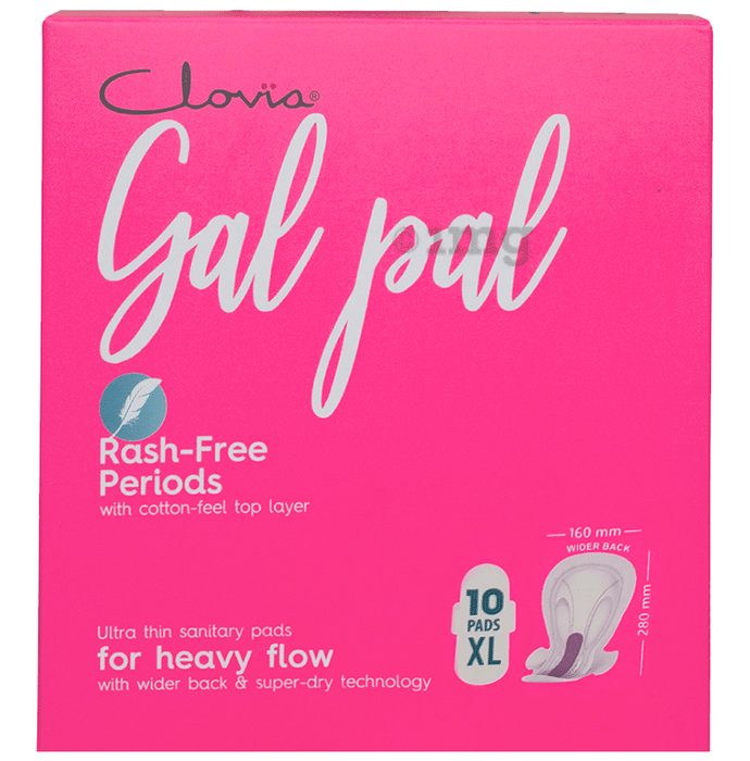 Clovia Gal Pal Sanitary Pads for Women for Heavy Flow XL