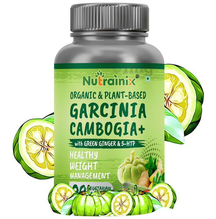 Nutrainix Organic & Plant-Based Garcinia Cambogia+ Vegetarian Capsule