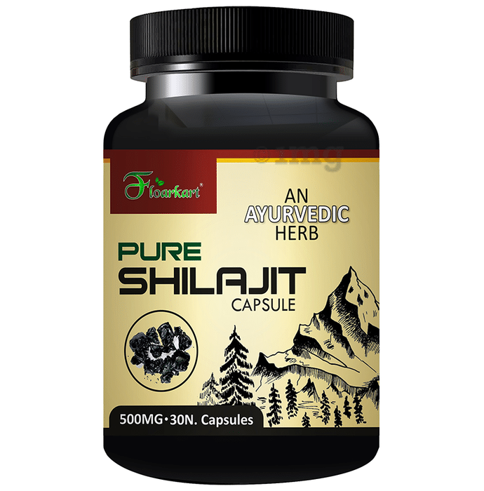Floarkart Pure Shilajit 500mg Capsule