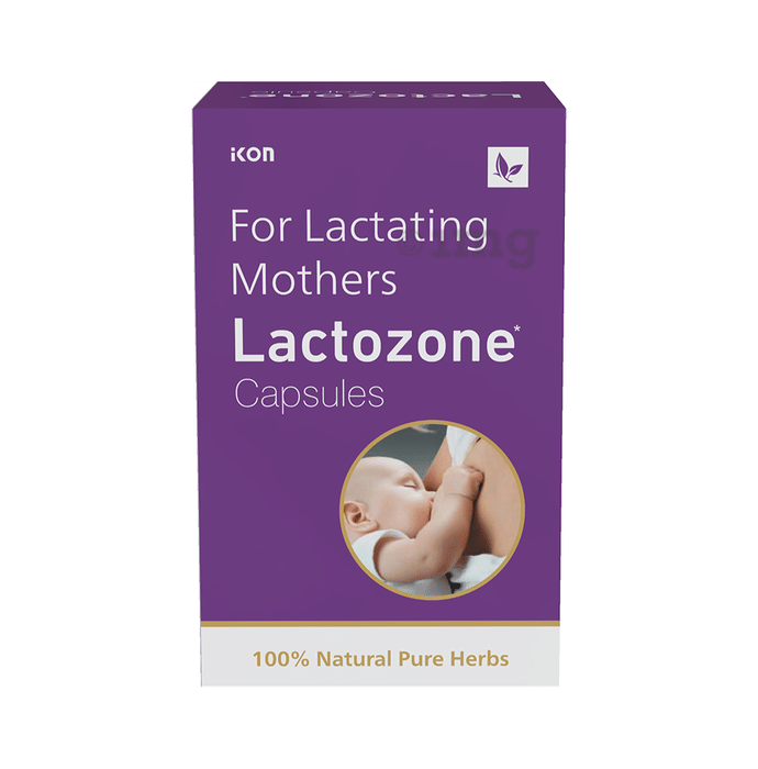 Lactozone for Lactating Mother Capsule Buy bottle of 60 capsules at
