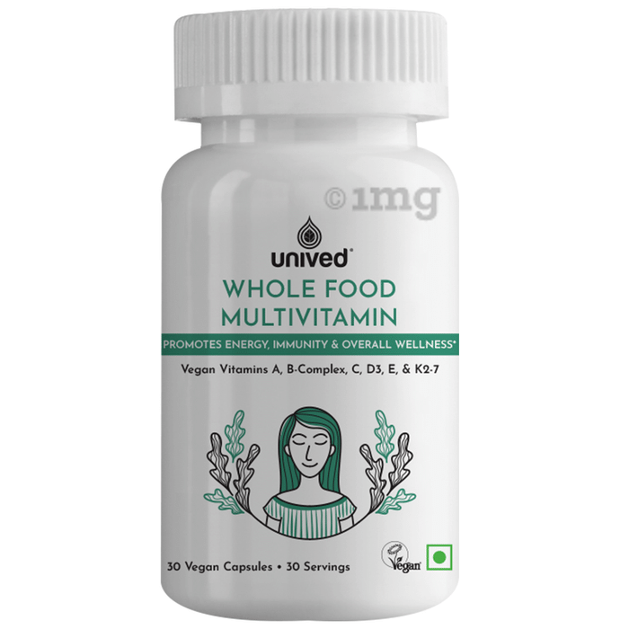 Unived Whole Food Multivitamin Vegan Capsule for Women