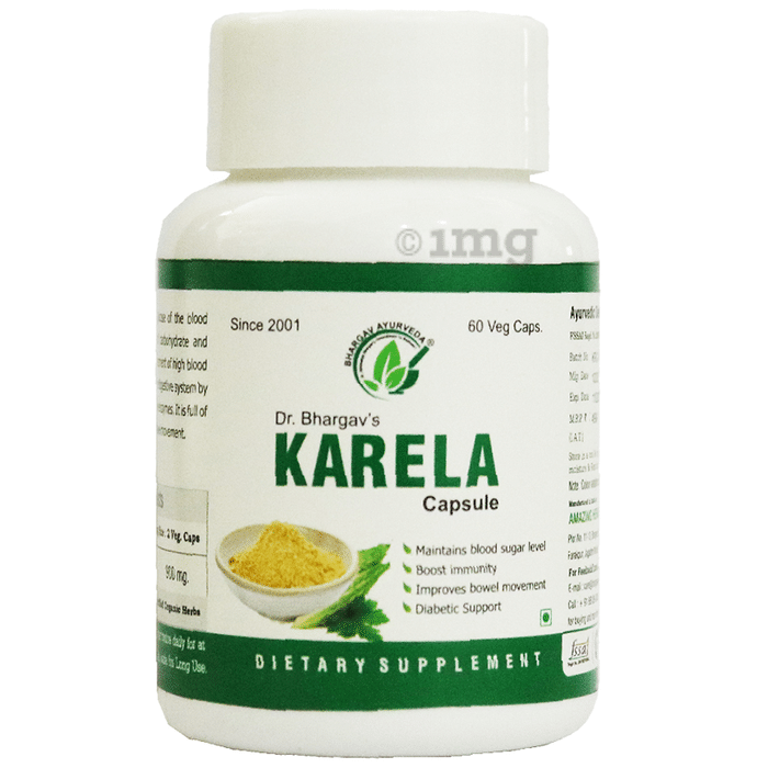 Dr.Bhargav’s Karela Veg Capsule (100 Each)