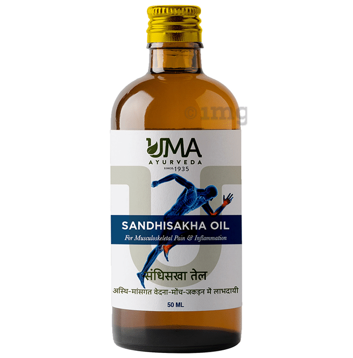 Uma Ayurveda Sandhisakha Oil for Musculoskeletal Pain & Inflammation