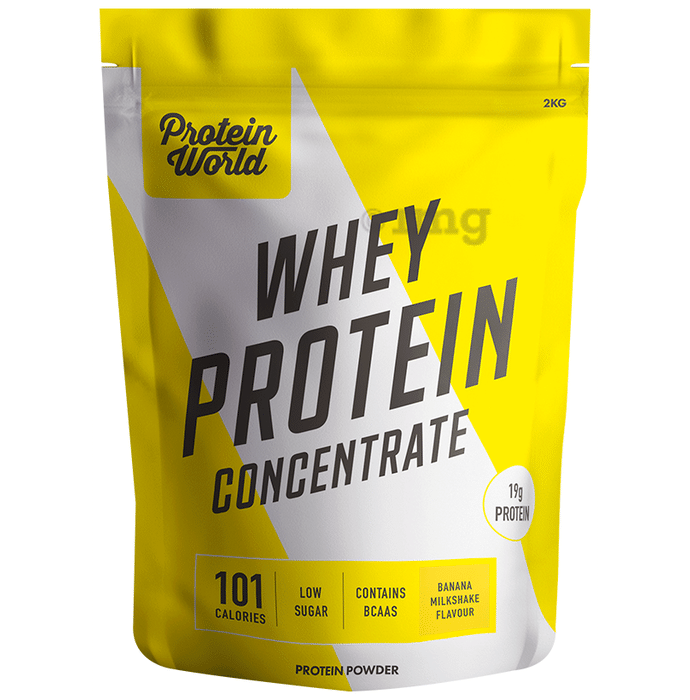 Protein World Whey Protein Concentrate Powder Banana Milkshake