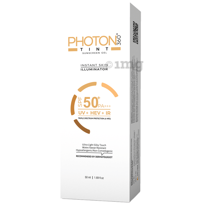 Photon 360 Tint Sunscreen Gel SPF 50 PA+++ | Water & Sweat-Resistant