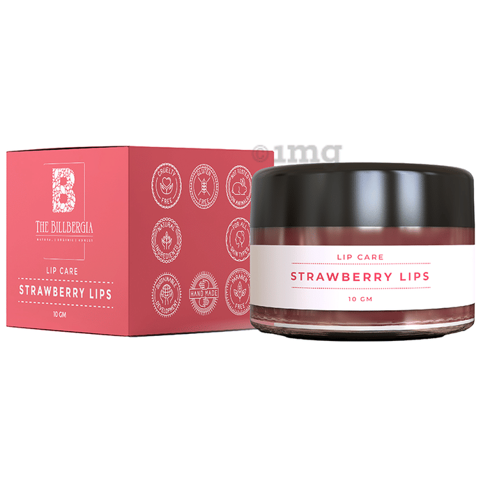 The Billbergia Lip Care Strawberry Lips Buy jar of 10.0 gm Balm at