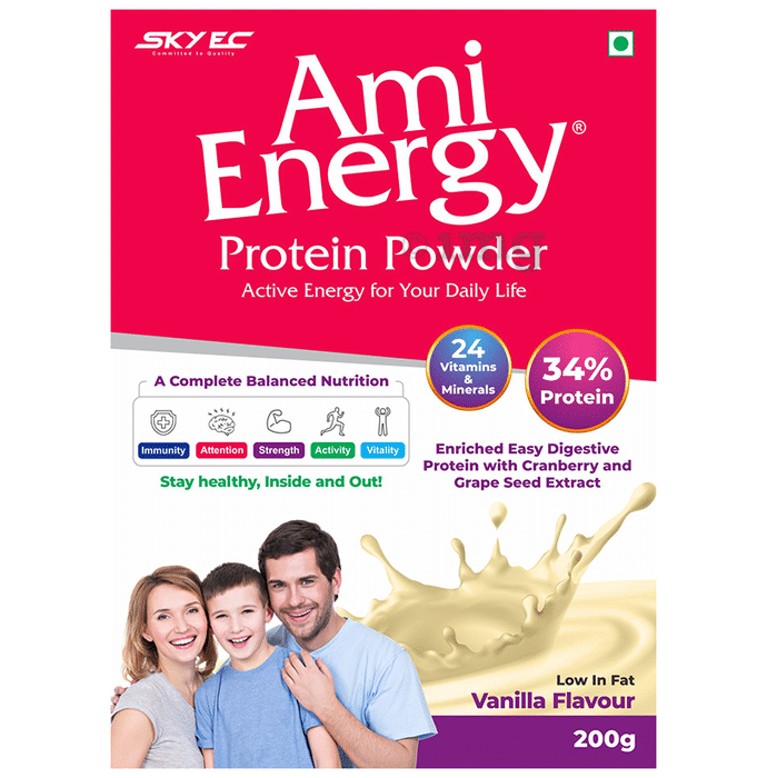 SkyEc Ami Energy Protein Powder Vanilla