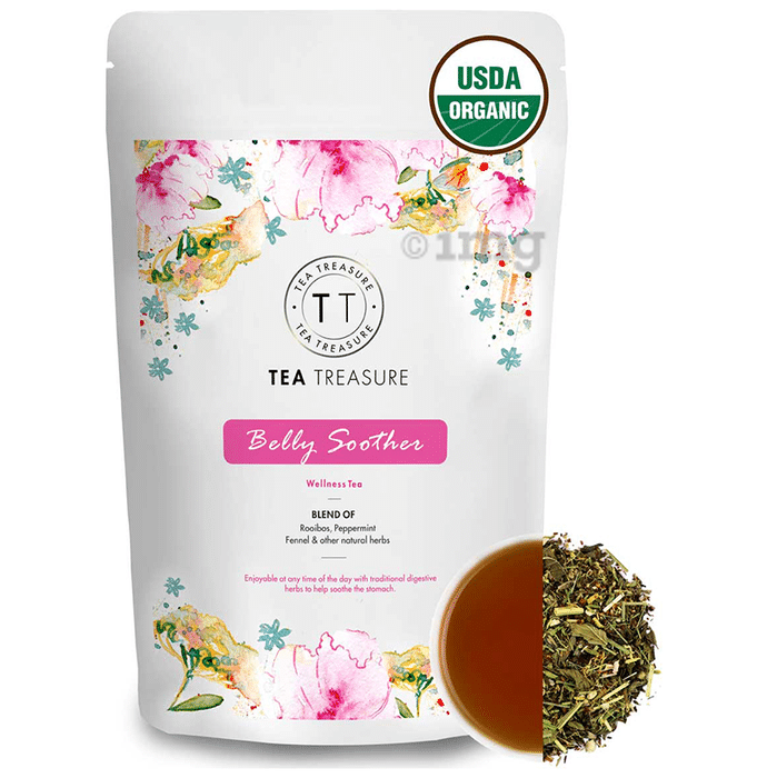 Tea Treasure USDA Organic Belly Soother Wellness Tea