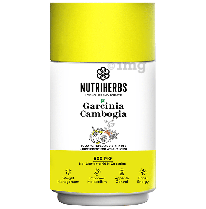 Nutriherbs Garcinia Cambogia Herbs 800mg (70% HCA) Veggie Capsule