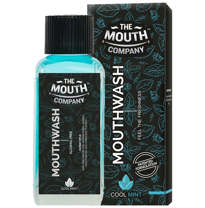 The Mouth Company Alcohol Free Mouthwash (100ml Each) Cool Mint
