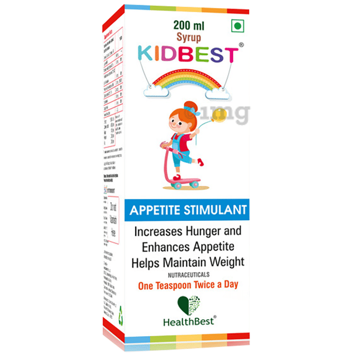 HealthBest Kidbest Appetite Stimulant | For Hunger & Weight Management | Syrup