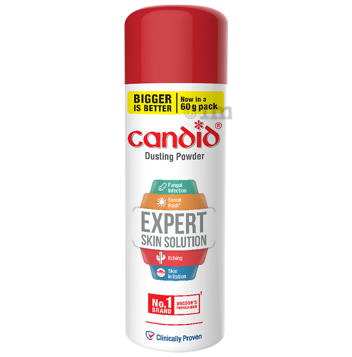 Candid Dusting Powder | For Fungal Infection, Sweat Rash, Skin Irritation & Itching