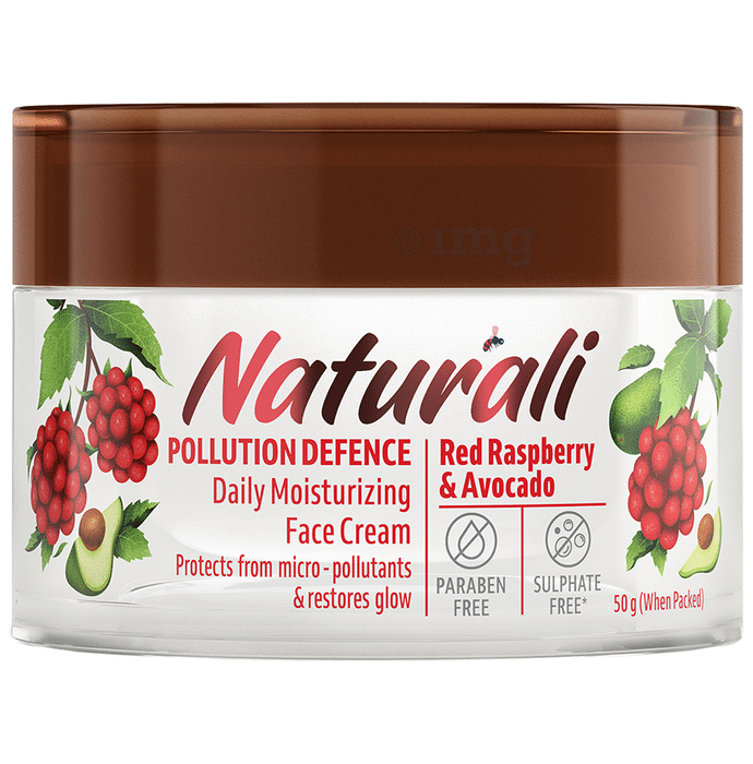 Naturali Pollution Defence Daily Moisturizing Cream Red Raspberry & Avocado