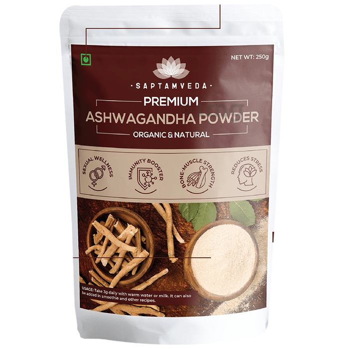 Saptamveda Premium Organic & Natural Ashwagandha Powder