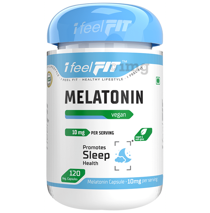 iFeelFIT Melatonin 10mg | Veg Capsule for Sleep Support