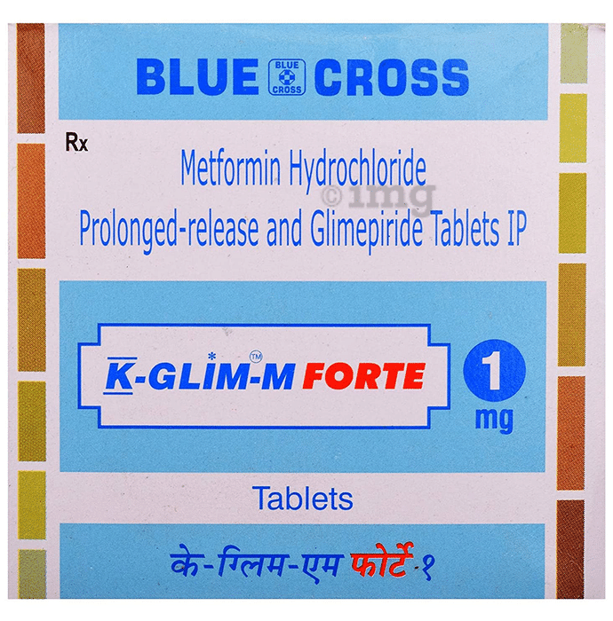 K-Glim-M Forte 1mg Tablet PR