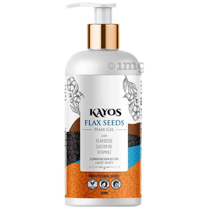 Kayos Botanicals Flax Seeds Hair Gel