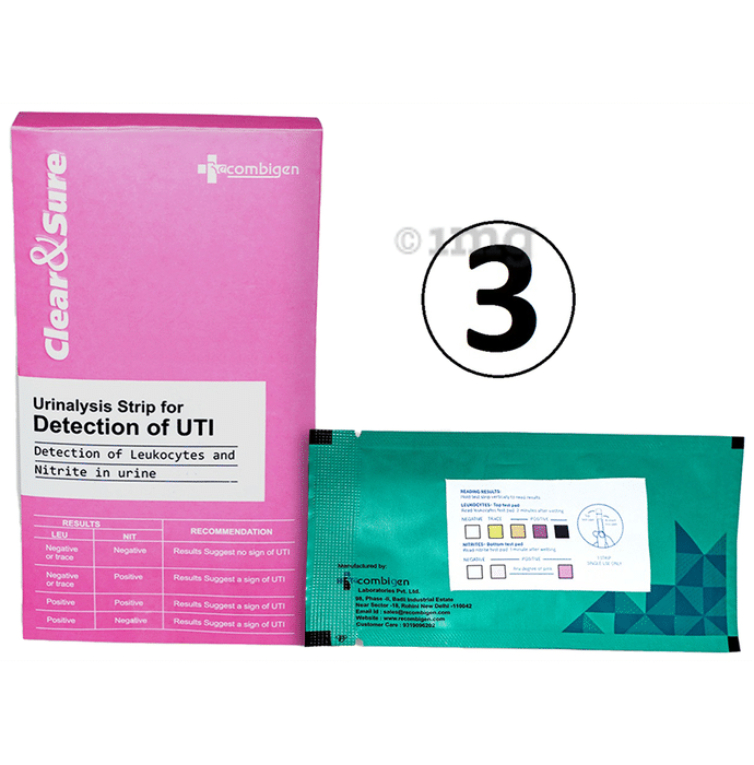 Clear & Sure Urinalysis Strip for Detection for UTI Antibody Test Kit