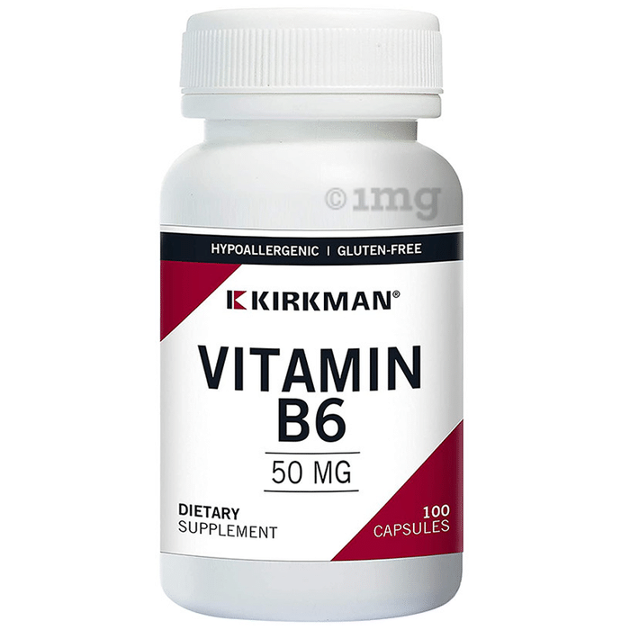 Kirkman Vitamin B6 50mg Capsule