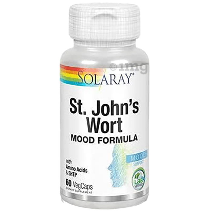 Solaray St. John's Wort Mood Formula Veg Cap
