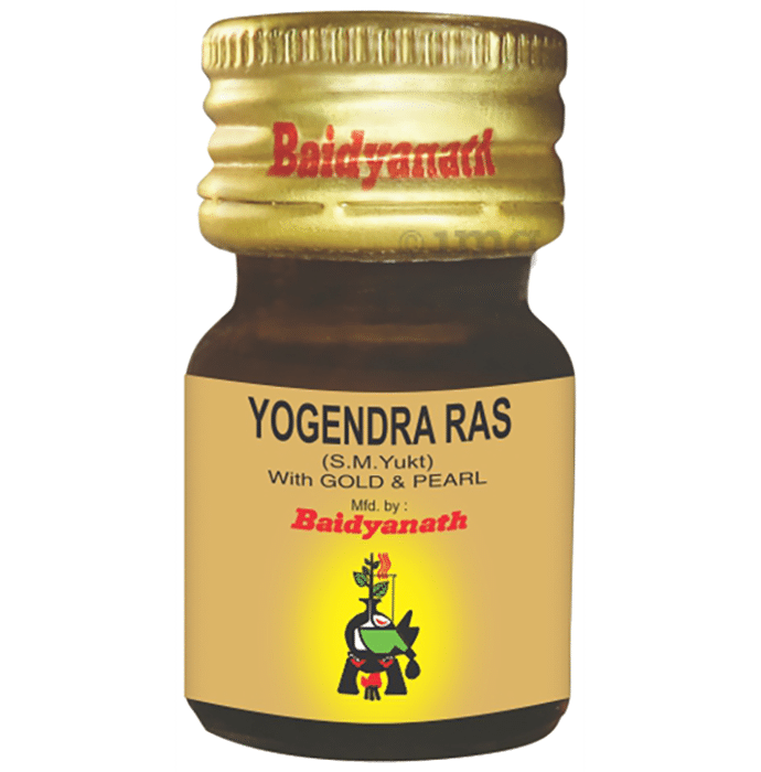 Baidyanath Yogendra Ras with Gold & Pearl | For Nutrition, Heart & Urinary Health