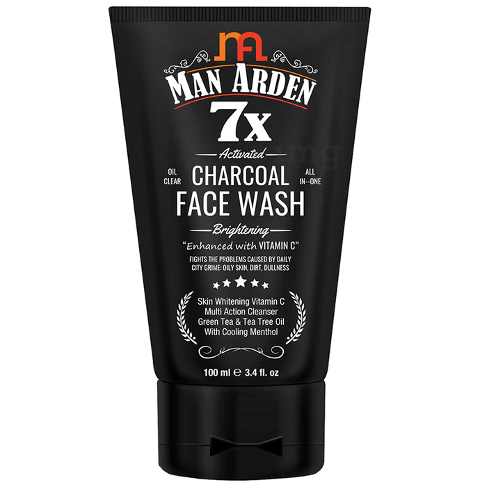 Man Arden 7X Activated Charcoal Detox Face Wash