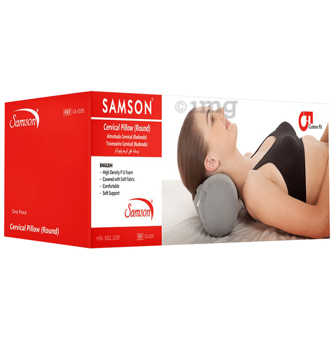 Samson CA0105 Cervical Pillow (Round) Universal Grey