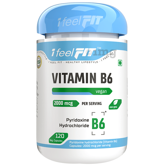 iFeelFIT Vitamin B6 2000mcg Veg. Capsule