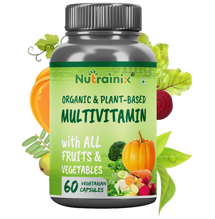 Nutrainix Organic & Plant-Based Multivitamin Vegetarian Capsule