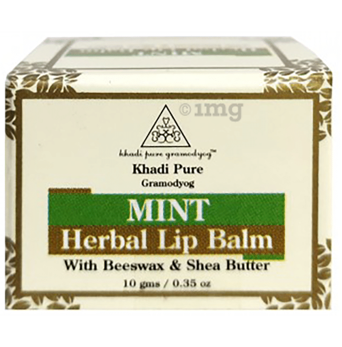 Khadi Pure Mint Herbal Lip Balm