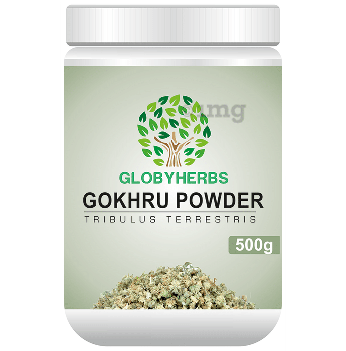 Globyherbs Gokhru (Tribulus Terrestris) Powder