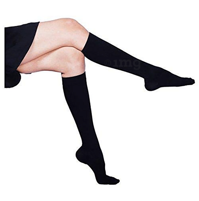 Sorgen Everyday Compression Socks for Daily Use Large Black