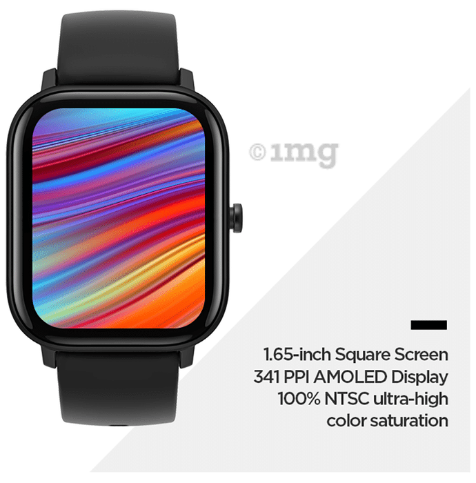 Amazfit Huami GTS Smart Watch Obsidian Black Buy box of 1.0 Unit