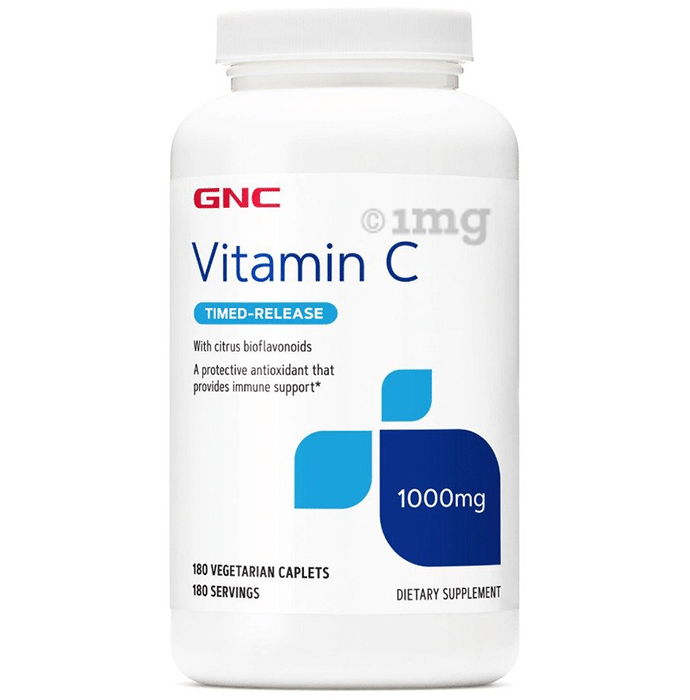 GNC Vitamin C 1000mg with Bioflavonoid & Rose Hips Caplet