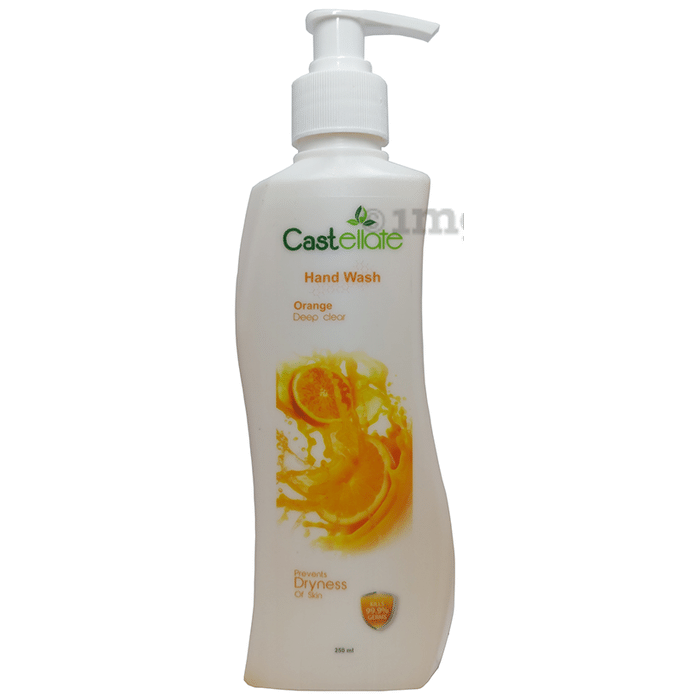 Castellate Hand Wash Orange Deep Clear