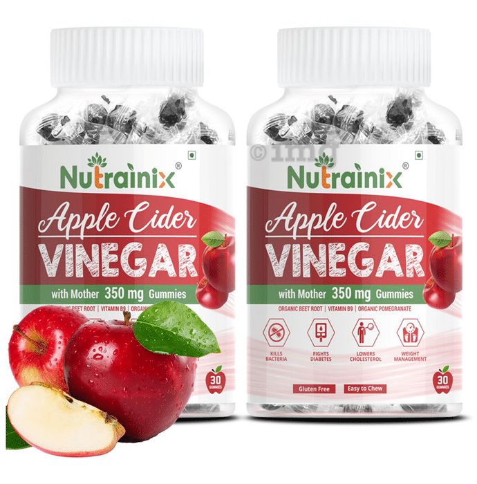 Nutrainix Apple Cider Vinegar with Mother 350mg Gummy (30 Each)