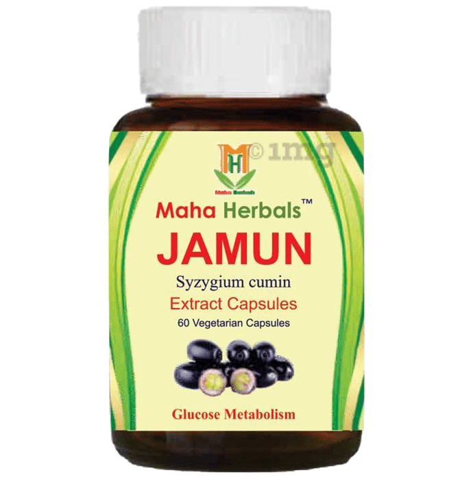 Maha Herbals Jamun Extract Vegetarian Capsule