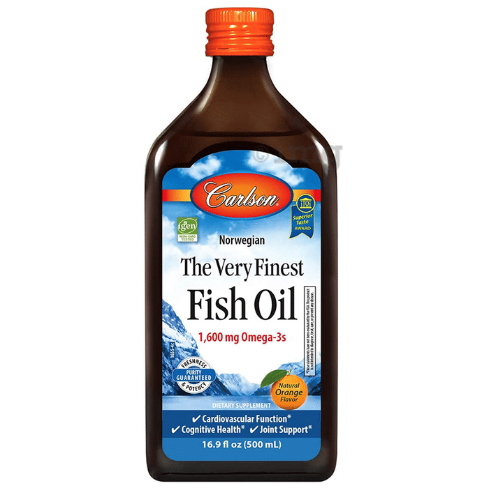 Carlson The Very Finest Fish Oil 1600mg Orange
