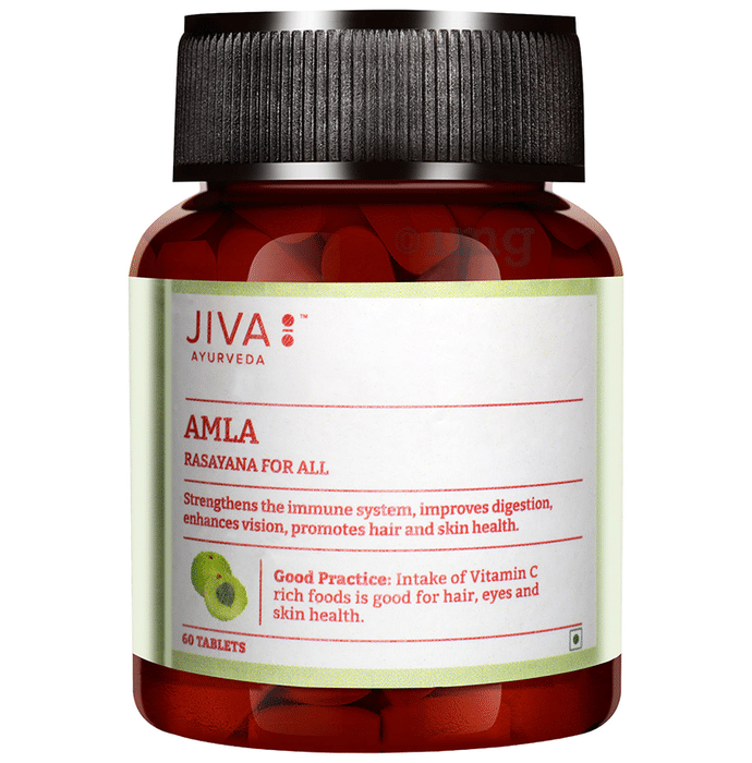 Jiva Amla Tablet | Supports Immunity, Digestion, Hair & Skin Health