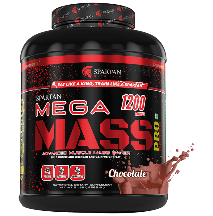 Spartan Nutrition Mega Mass Pro Series Chocolate Powder