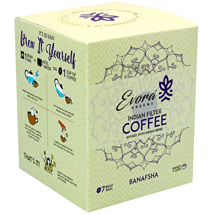 Evora Greens Indian Filter Coffee Bean Bag (12.5gm Each)
