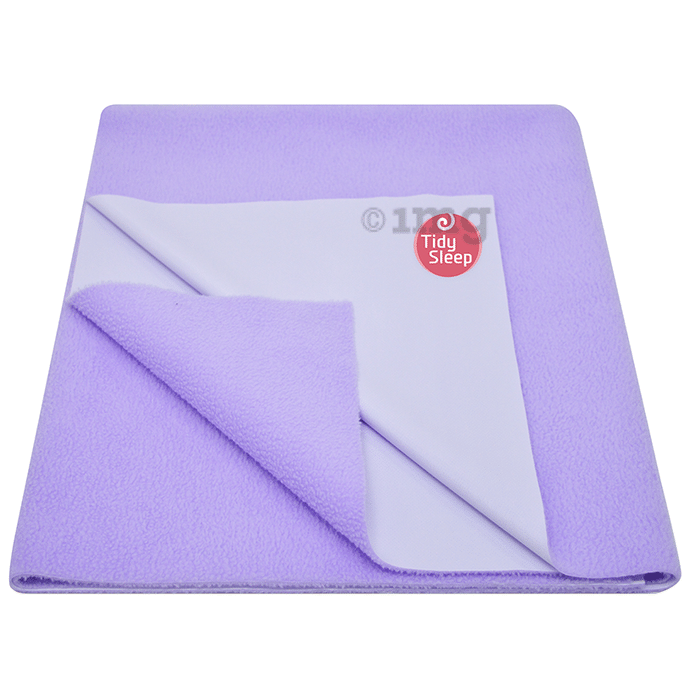 Tidy Sleep Water Proof & Washable Baby Care Dry Sheet & Bed Protector XL Lilac