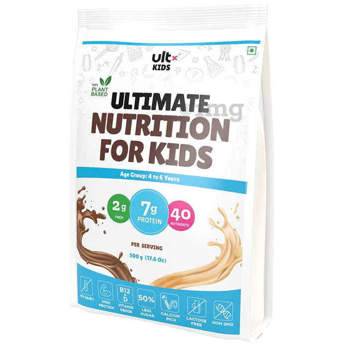 Ultx Kids 100% Plant Based Ultimate Nutrition for Kids 4 to 6 Years Chocolate